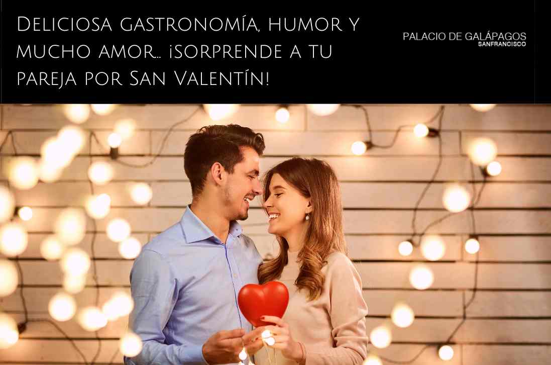 Personas enamoradas especial San Valentín en Palacio de Galápagos